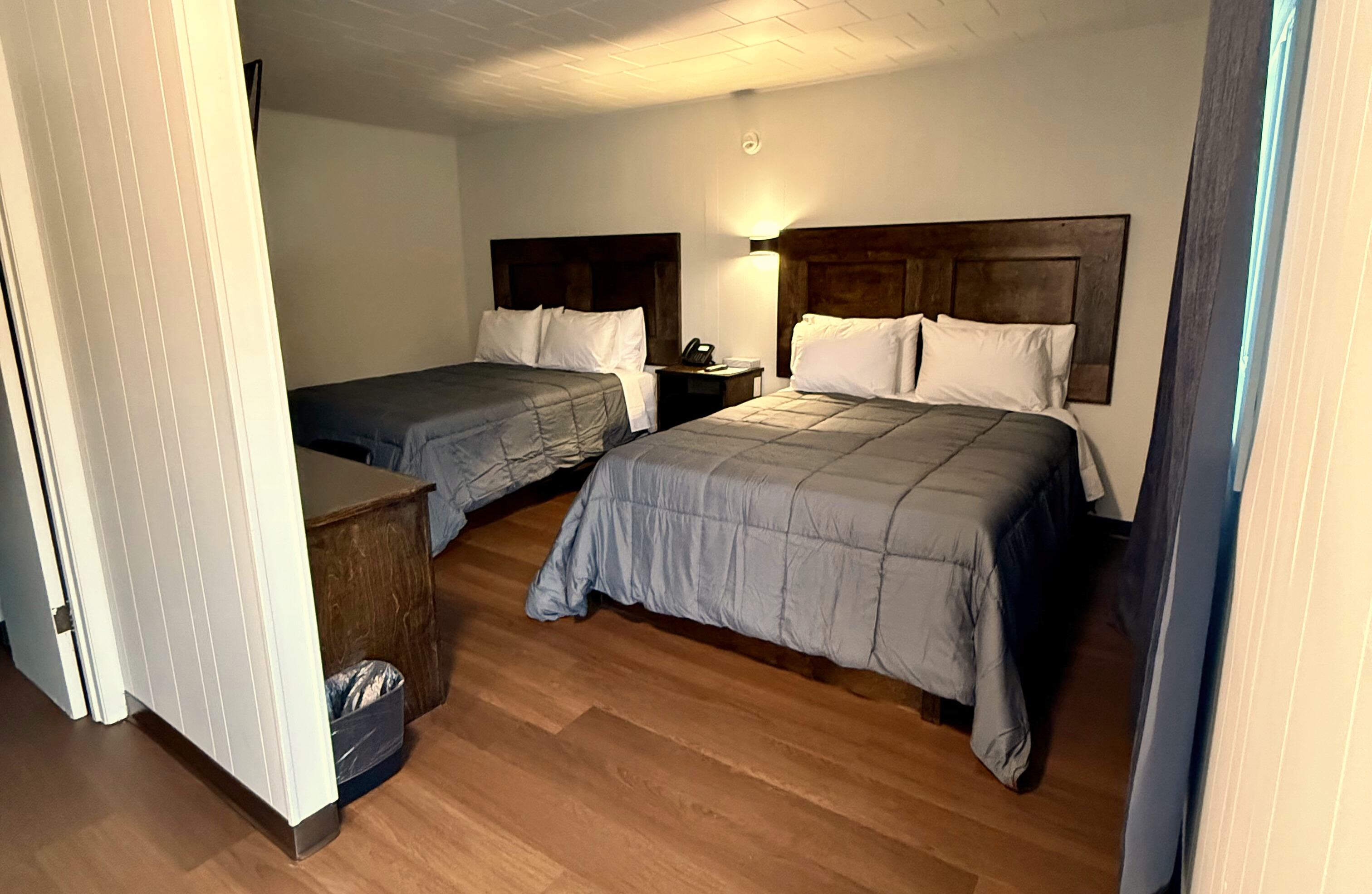 Double room with comfortable bed